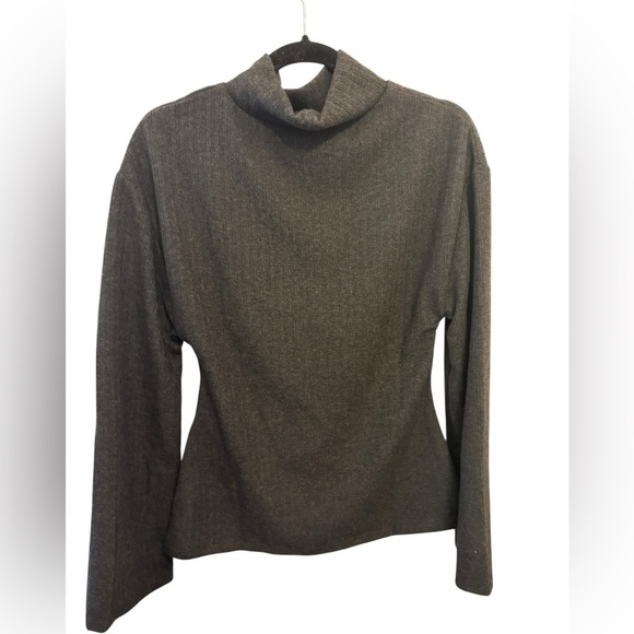 Zara Dark Brown Cowl Neck Sweater - Picture 1 of 3